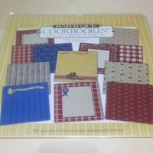 2/$15 BBQ Cookbookin' Paper Pack 12 Sheets